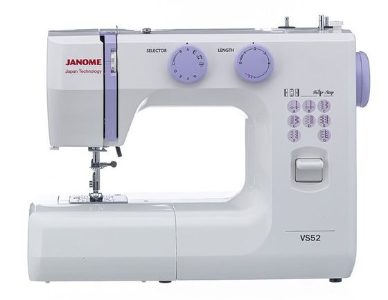 Швейная машина Janome VS 52 белый/фиолетовый