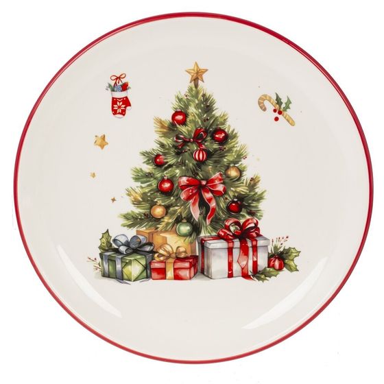 Тарелка &quot;Елочка&quot;, D24 см, L25,5 W25,5 H2 см