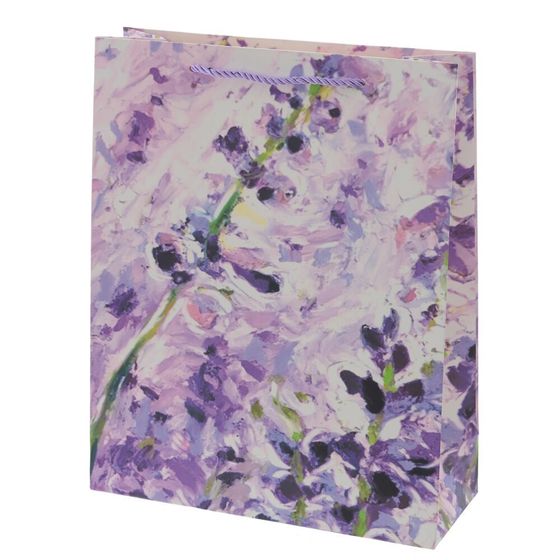 Пакет подарочный (бумага 210г/м2, блок микс 12шт), L26 W10 H32 см, 4в.