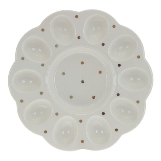 Тарелка для 10-ти яиц, L25,5 W25,5 H2,5 см