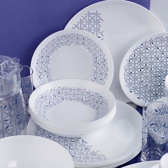 Набор столовый DIWALI CARINOSA BLUE 46 предметов