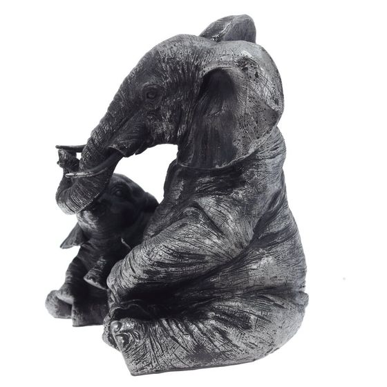 Фигурка декоративная &quot;Слоны&quot;, L16 W13 H17 см