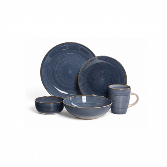 Тарелка суповая TWIST грозовое небо 19см