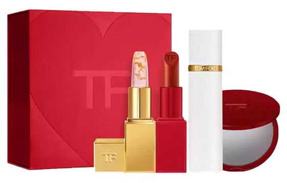 TOM FORD New Year Limited White Musk Lipstick Gift Box Makeup Sets Easy To Blend Complexion