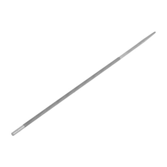 Напильник ТУНДРА, для заточки цепей шаг 1/4&quot;, круглый, сталь ШХ15, d=4 мм, №3, 200 мм