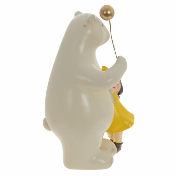 Фигурка декоративная &quot;Девочка с медведем&quot;, Д12 Ш13 В21 см