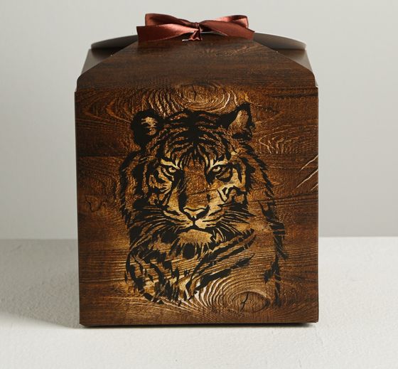 !Набор 3 штуки - Коробка складная Wild power, 18 × 18 × 18 см