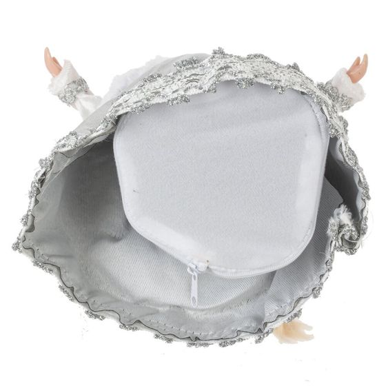 Снегурочка с ёмкостью для конфет, L20 W14 H45 см