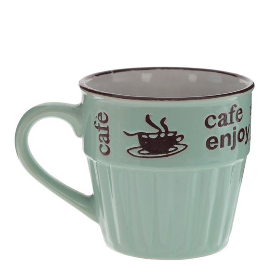 Кружка 400 мл, L13 W9,5 H9 см,дизайн микс