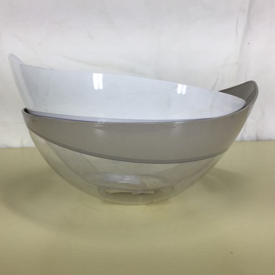 !09 !Набор для приготовления 2 предмета:Салатник 29/18 см. + Дуршлаг 29 см. пластик цвет микс