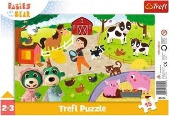 Trefl Puzzle 15el Urocze bobaski 31414 Trefl