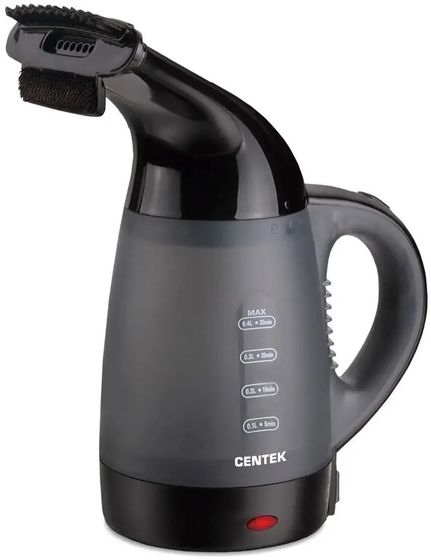 Отпариватель Centek CT-2381 600Вт черный/фиолетовый