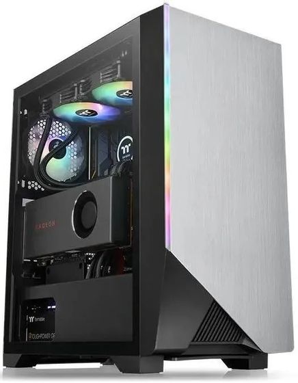 Корпус Thermaltake H550 TG ARGB CA-1P4-00M1WN-00 Black/Win/SPCC/Tempered Glass*1/120mm ARGB Fan*1/MB Sync (522915)