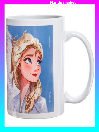 !09 Кружка сублимация "С Новым Годом!", Холодное сердце, 350 мл