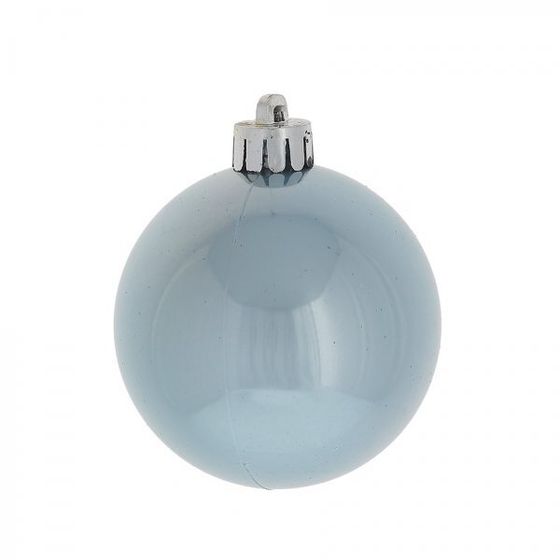 Набор из 6шт Украшение новогоднее Шар &quot;Голубая сказка&quot;, D6 см, L6 W6 H7 см