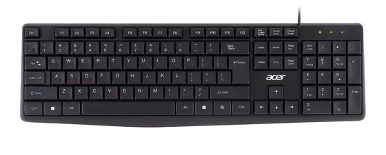 Клавиатура Acer OKW121 проводная черный (ZL.KBDEE.00B)