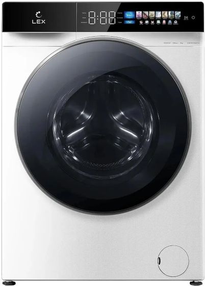Стиральная машина LEX LWM10012WBlIThD белый/черный, 10кг, 1200об/мин, с паром