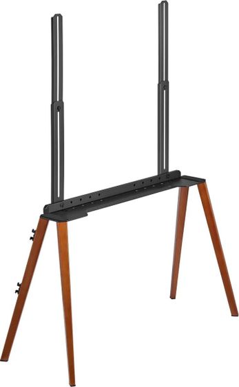 Подставка для телевизора Cactus CS-ST3646BKWN черный/орех 49&quot;-75&quot; 40кг напольный