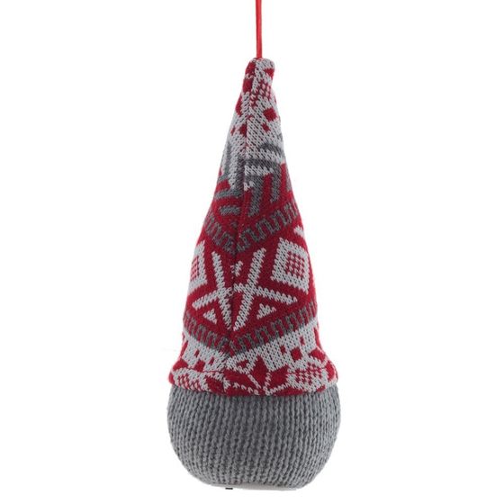 Игрушка набивная подвесная &quot;Гном&quot; (3xLR44), L7 W7 H19 см, 4в.