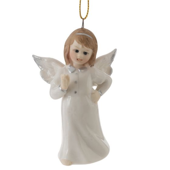 Украшение новогоднее "Ангел", L5 W5,5 H9,5 см, 4в.