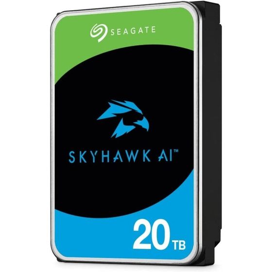 Жесткий диск Seagate SATA-III 20TB ST20000VE002 Surveillance SkyHawkAI (7200rpm) 256Mb 3.5&quot;   102933
