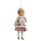 Украшение новогоднее "Девочка", L5 W3,5 H11 см, 3в.