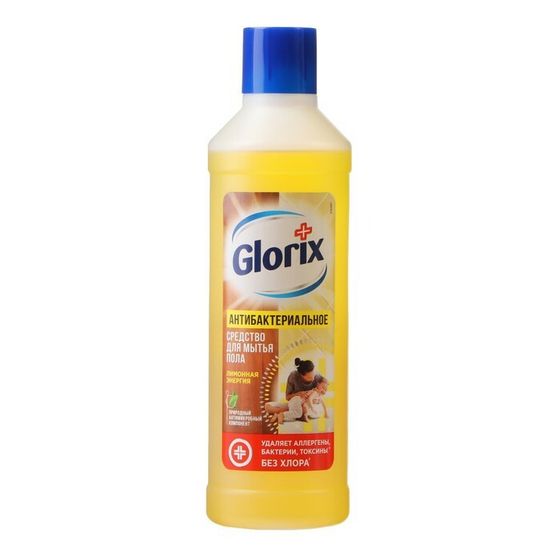 Средство для мытья полов Glorix &quot;Лимонная энергия&quot;, 1 л