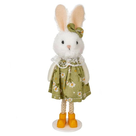 Фигурка декоративная &quot;Зайка&quot; (блок 12шт), L5 W3 H15 см, 3в.