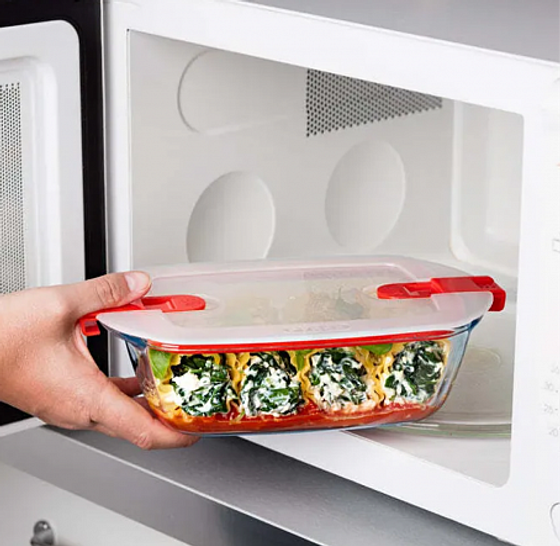 Блюдо COOK&amp;HEAT 1л 20х18х7см с крышкой