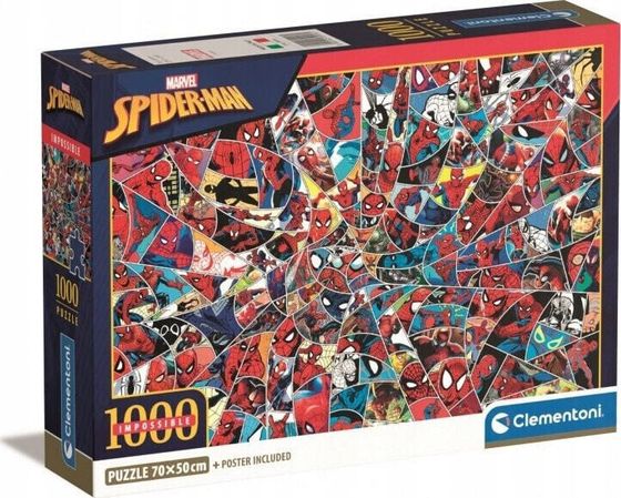 Clementoni Puzzle 1000 elementów Compact Spider-Man