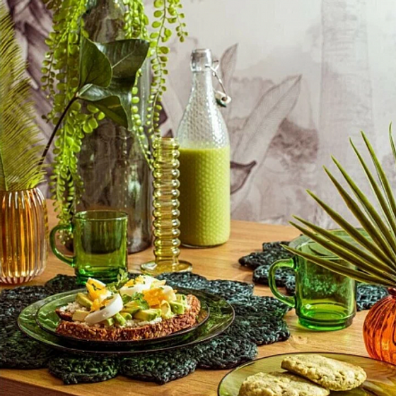 Тарелка обеденная LYS GREEN 23.5см