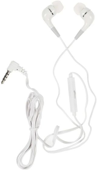 Гарнитура внутриканальные Ritmix RH-112M white проводные белый