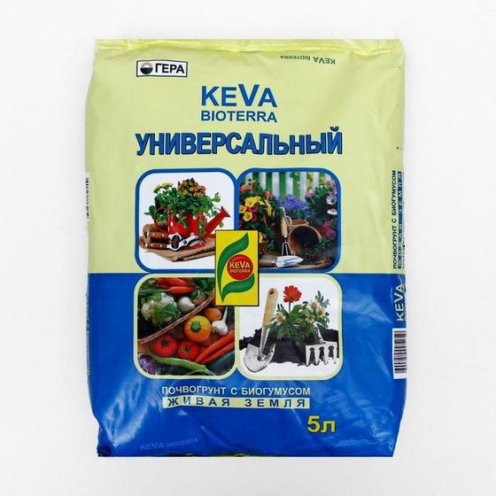 Почвогрунт KEVA BIOTERRA Универсальный, 5 л