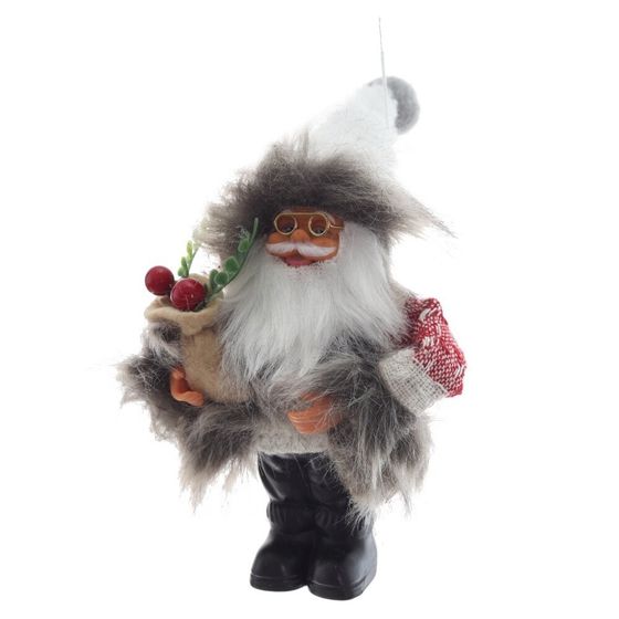 Дед Мороз подвесной, L10 W14 H14 см