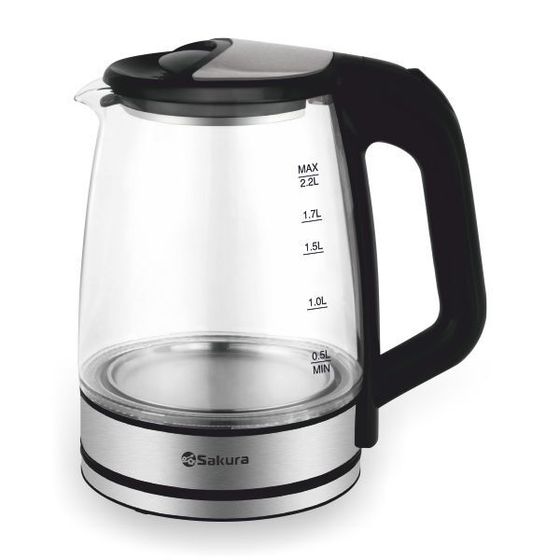 Чайник электрический Sakura SA-2722BK 2,2л 1500Вт черный