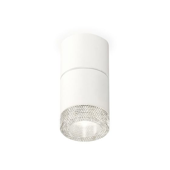 Светильник накладной с композитным хрусталём Ambrella light, XS7401162, MR16 GU5.3 LED 10 Вт, цвет белый песок, прозрачный