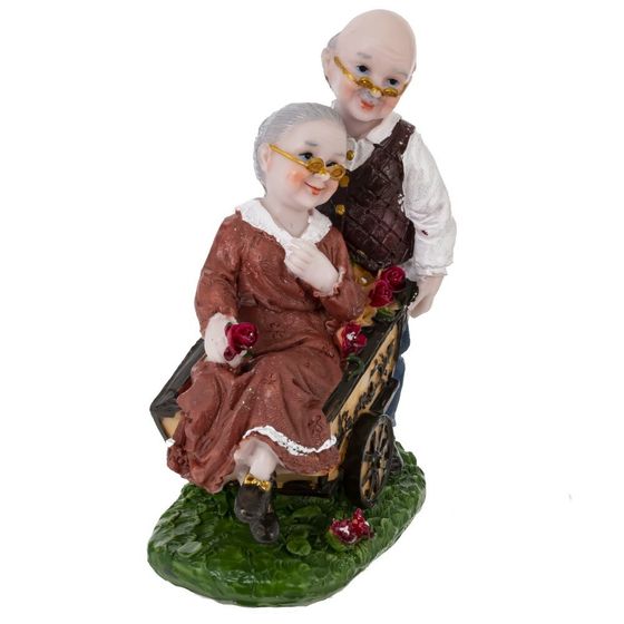 Фигурка декоративная &quot;Бабушка с дедушкой&quot;, L12 W7 H16 см