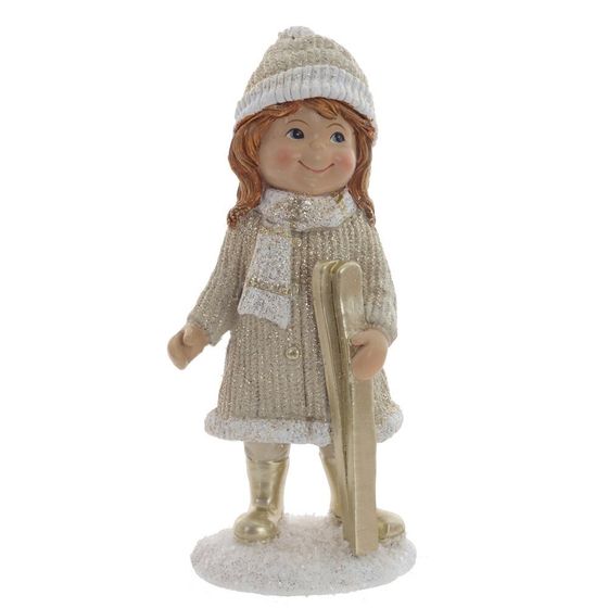 Фигурка декоративная &quot;Мальчик/Девочка&quot;, L8 W7 H18 см, 2в.