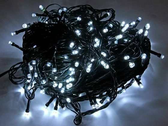 Гирлянда нить Волшебная страна LED100-5-W белый мигающий 6.2Вт зеленый (101522)