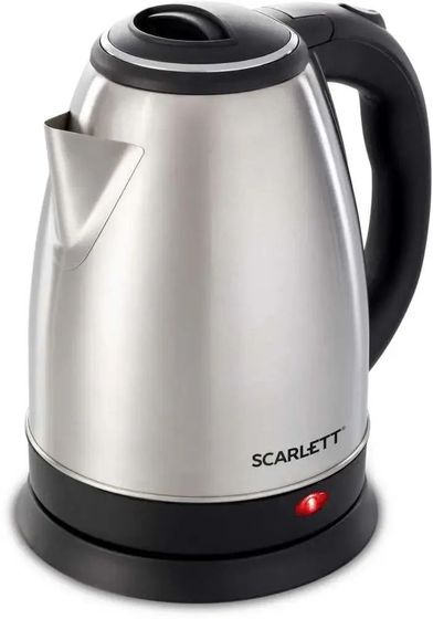 Чайник электрический Scarlett SC-EK21S26 2л 1800Вт серебристый