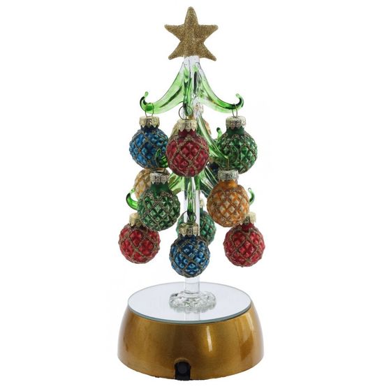 Изделие декоративное &quot;Ёлка&quot; с подсветкой (AAx3 н/п), L8,5 W8,5 H20 см