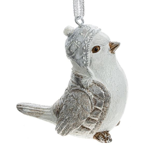 Фигурка декоративная подвесная &quot;Птичка&quot;, L7 W5,5 H9 см, 2в.