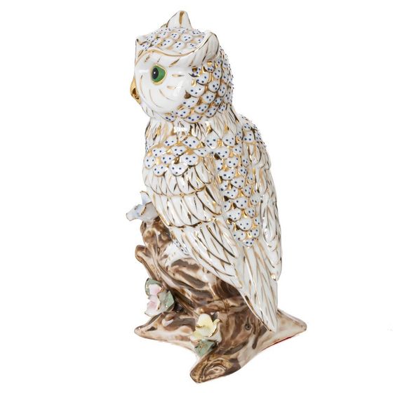 Фигурка декоративная "Сова", L10,5 W7,5 H14,5 см, 1 штука. дизайн микс