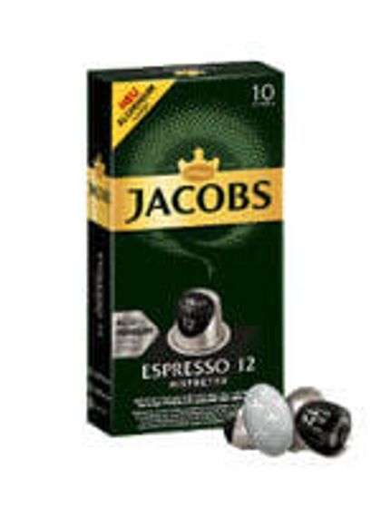 Кофе в капсулах Jacobs Douwe Egberts B.V.ESPRESSO 12 RISTRETTO - Coffee capsule - Espresso,Ristretto - Nespresso - 10 cups - Box