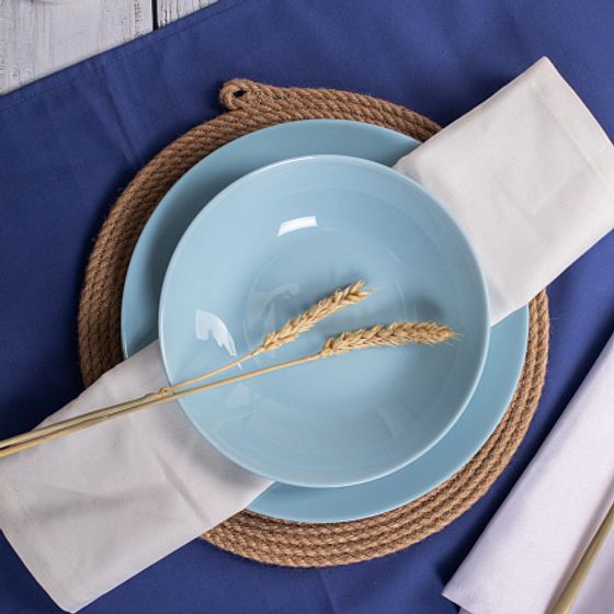 Тарелка суповая ZELIE PARADISE BLUE 20см