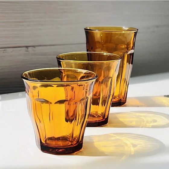 Набор стаканов французских PICARDIE AMBER 6шт 360мл