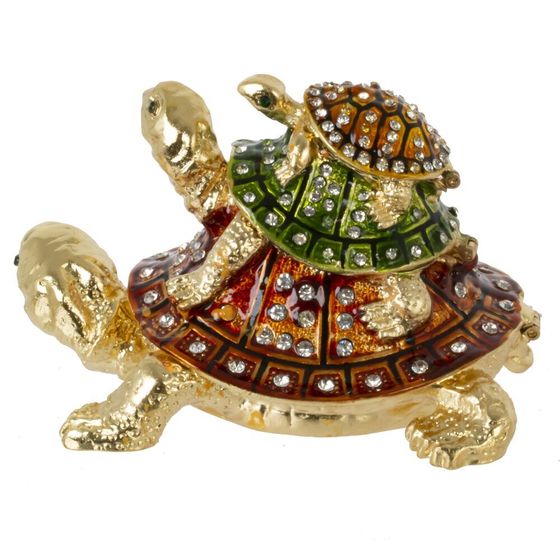 Шкатулка &quot;Черепахи&quot;, L11,5 W7,5 H7,5 см