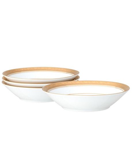 Crestwood Gold Set of 4 Fruit Bowls, Service For 4