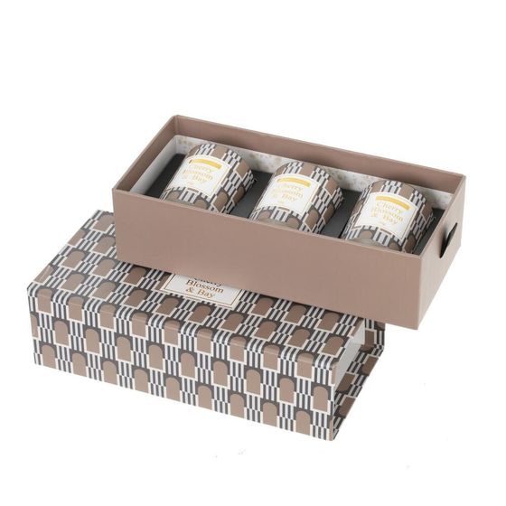 Набор из 3-х свечей ароматических, D 4.5 см, L21 W10 H5,5 см