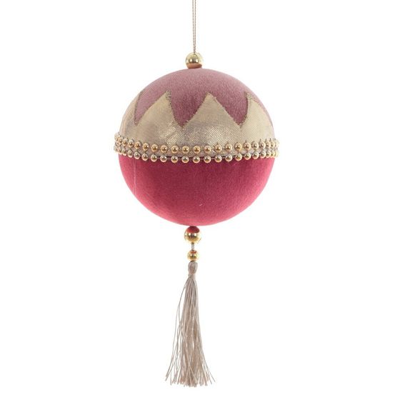Украшение новогоднее  &quot;Шар&quot;, L10 W10 H21 см, 4в.